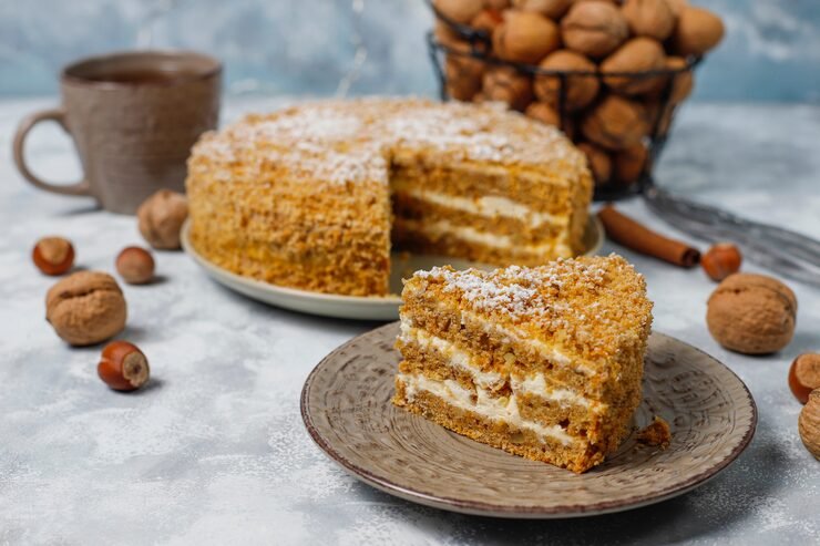 Raisin-Walnut Coffee Cake