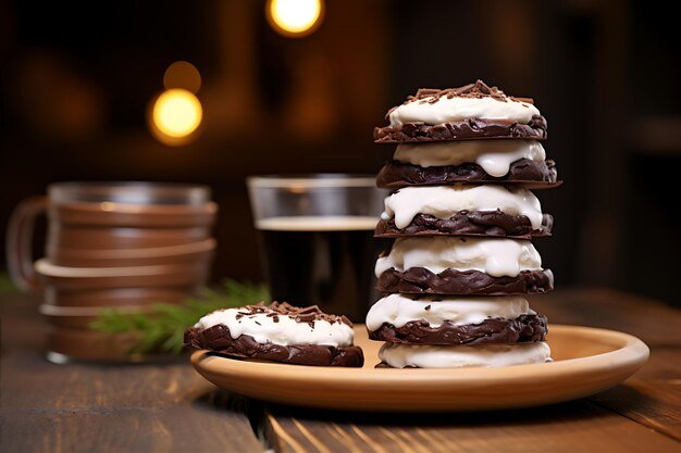 stack-chocolate-topped-marshmallow-cookies_
