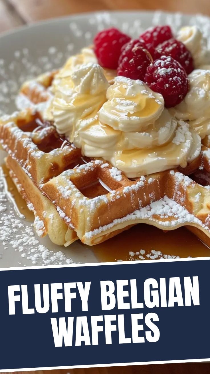 A stack of authentic Belgian waffles, golden brown and perfectly cooked.