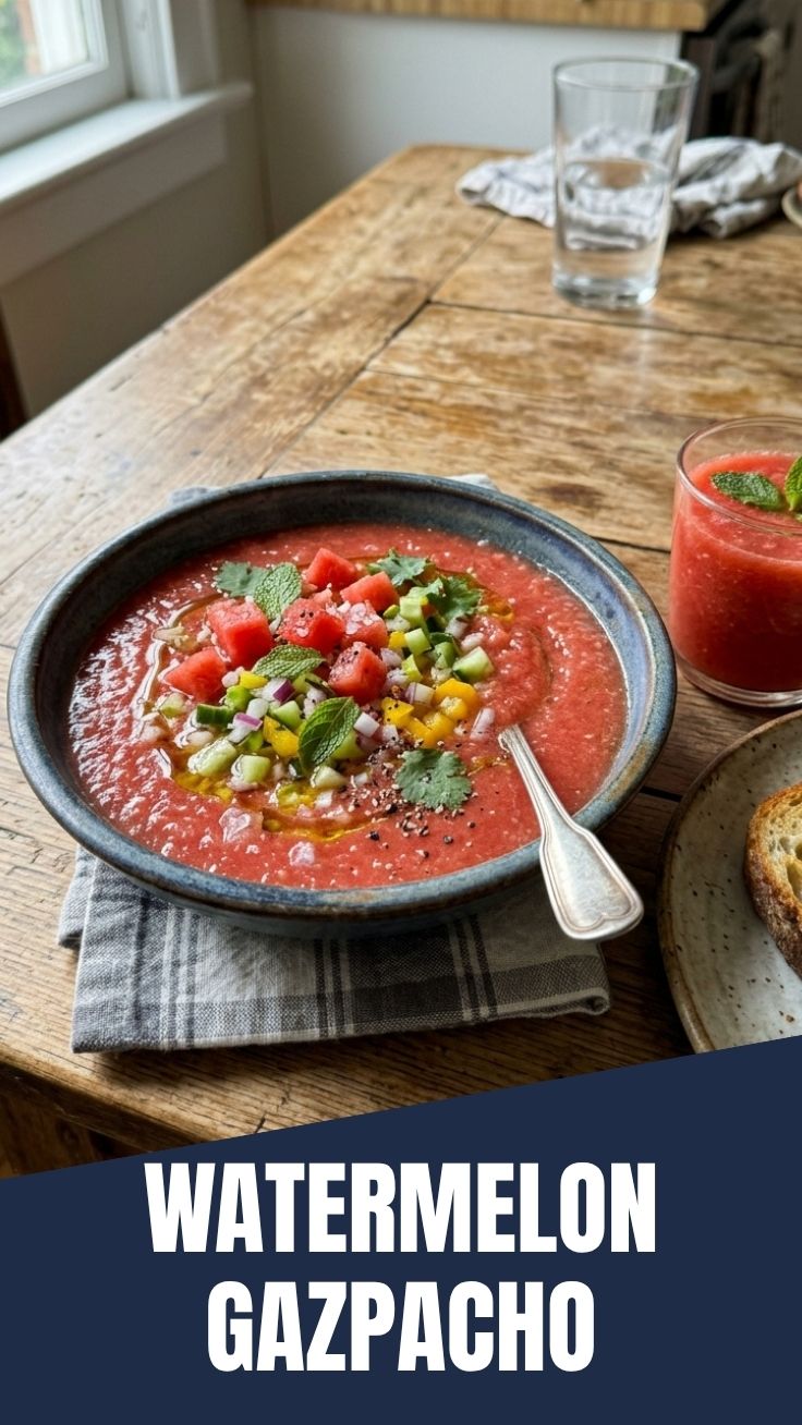 Watermelon Gazpacho Chilled