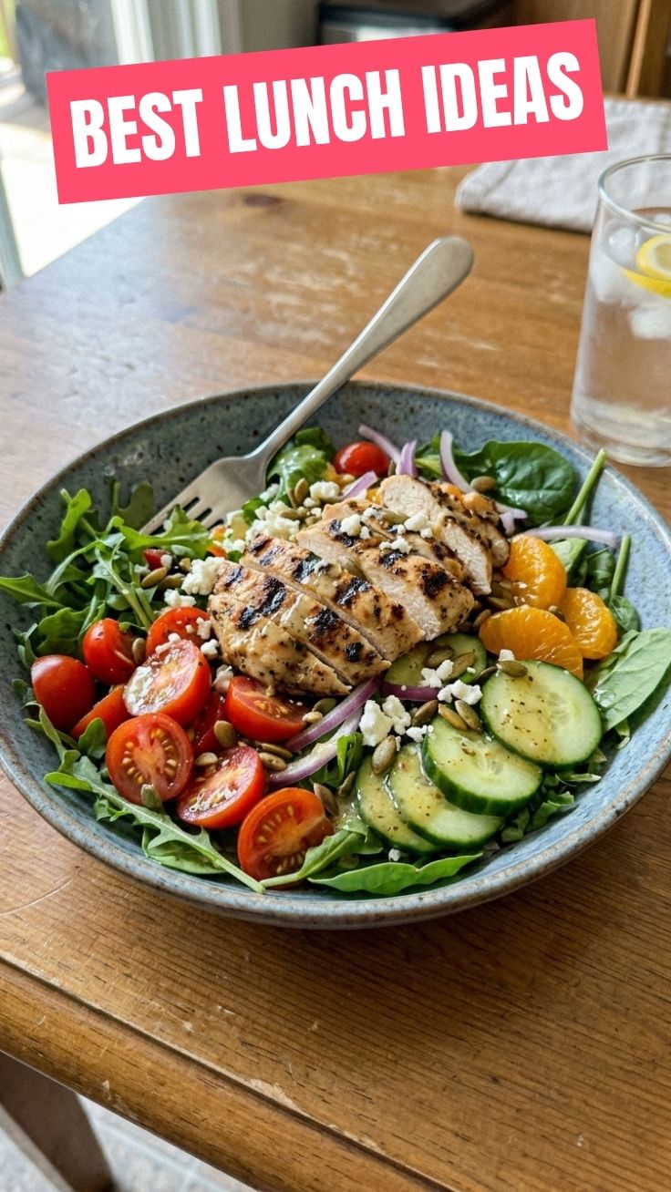 Variety of colorful, fresh weight loss summer lunch ideas arranged on a picnic blanket